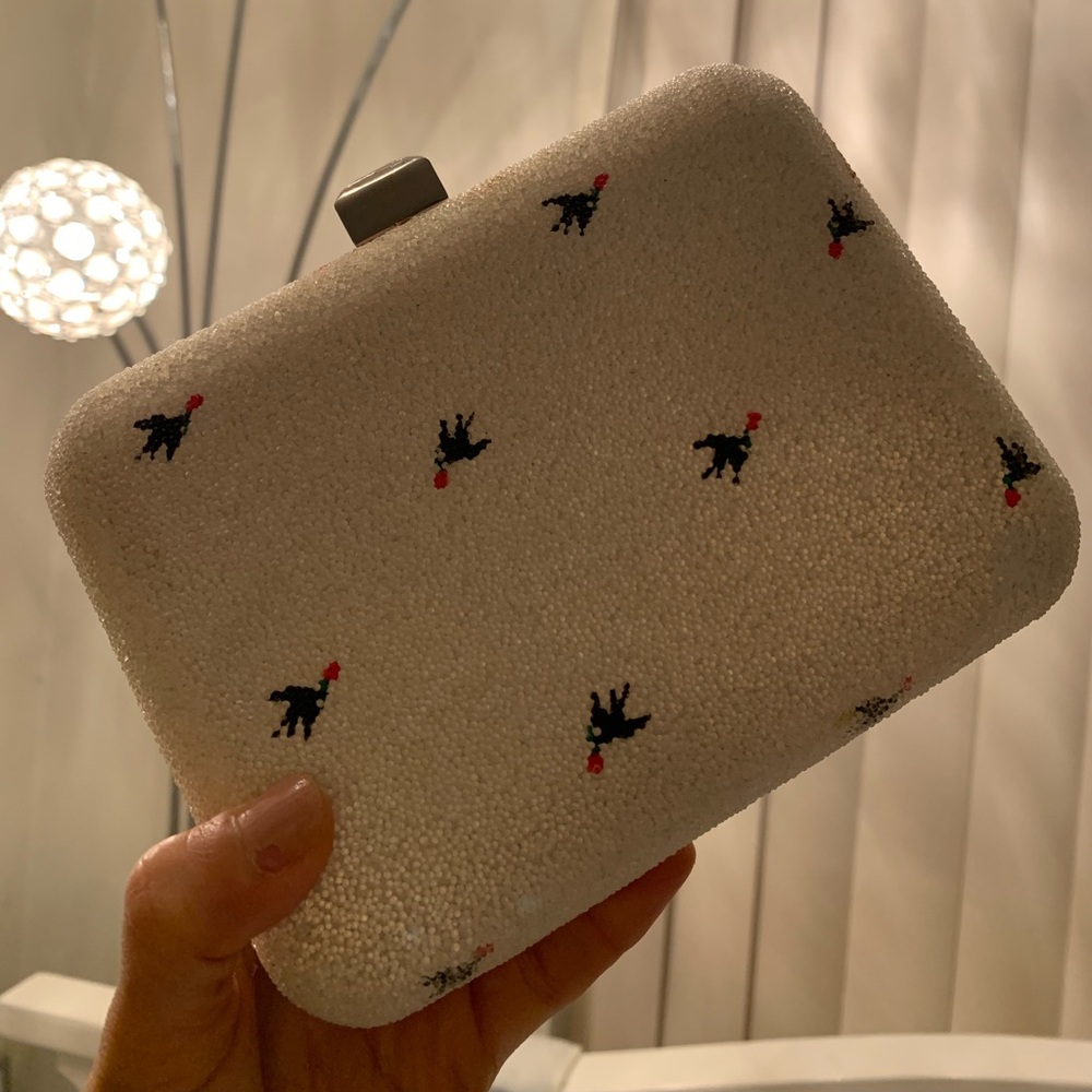 ZARA mini clutch bag with shoulder chain 👛